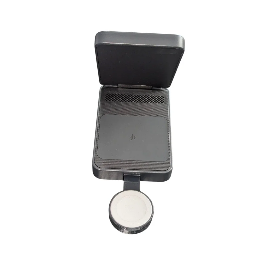 Oo7U Anker MagGo 15W Qi2‎ Foldable Pocket-Sized 3-in-1 Magsafe Charger Black